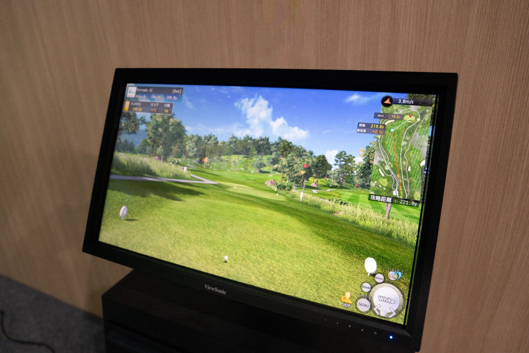 コースを選んでいただきプレイスタート